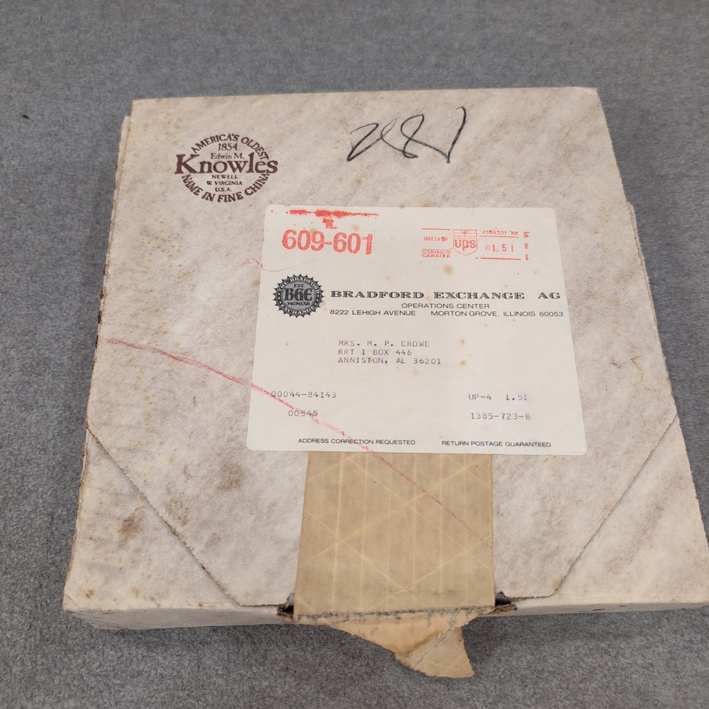 Knowles 1983 Joseph Csatari The Swinger Grandparent Plate Limited Edition - Picture 9 of 9